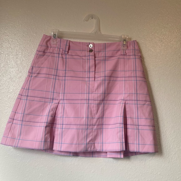 Plaid Mini Skirt with pockets - Picture 1 of 9
